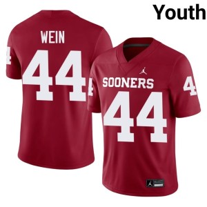 Taylor Wein Youth #44 Crimson Alumni OU Jerseys 150050-409