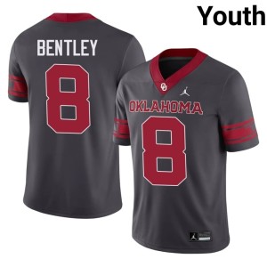 Alternate Oklahoma #8 Anthracite Bowe Bentley Youth Limited Jersey 362101-188