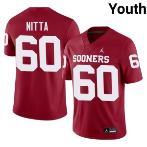 Caleb Nitta OKLA Youth 2026-27 Crimson #60 Jerseys 733759-669