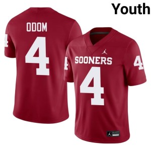 Crimson Youth Alumni Daniel Odom #4 Oklahoma Sooners Jersey 682248-630