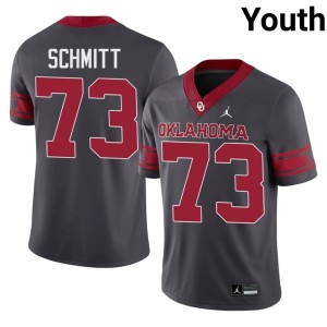 Alternate Youth Sooners Anthracite Deacon Schmitt #73 Game Jersey 864826-384