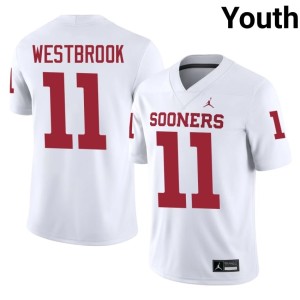 2026 White OU #11 Youth Dede Westbrook Jerseys 406094-614