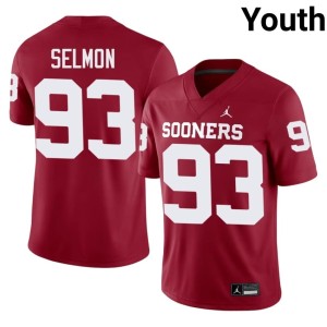 Lee Roy Selmon Youth #93 Crimson Boomer Sooner NCAA Jersey 628638-540