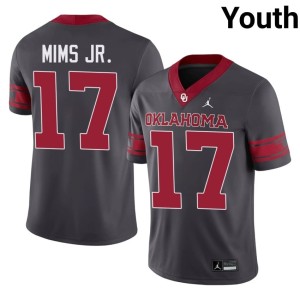 Alternate Marvin Mims Jr. #17 Anthracite Sooner State Youth High School Jerseys 211514-867