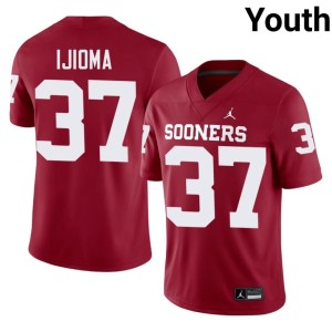 Prince Ijioma Crimson OKLA #37 Youth 2026 Jersey 892629-965