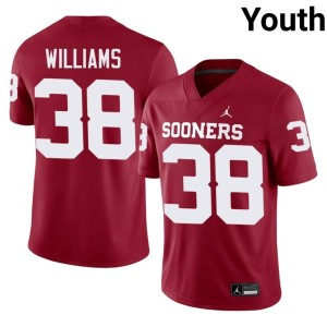 Oklahoma #38 Game Youth Crimson Roy Williams Jerseys 403394-957