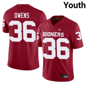 Steve Owens 2026-27 Crimson Youth Sooner State #36 Jersey 916983-291